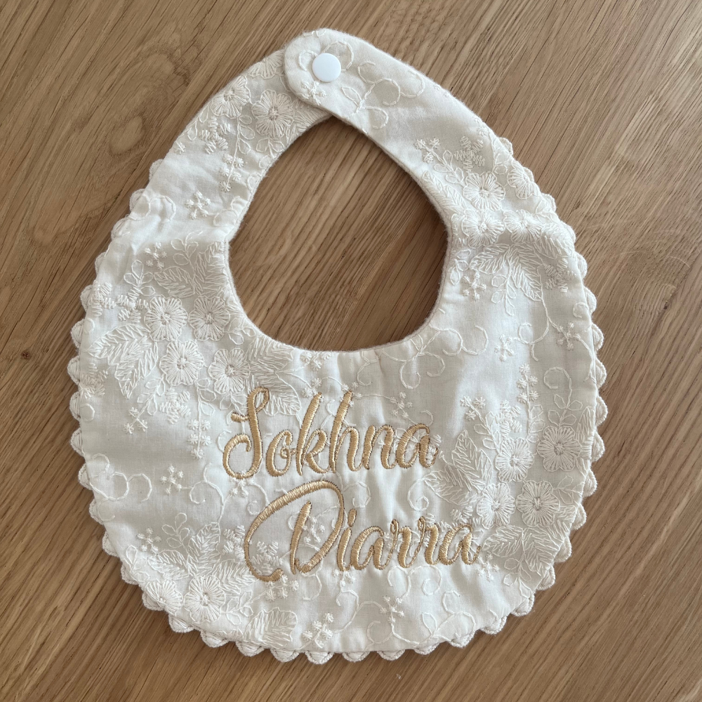 BAVOIR EN GAZE DE COTON BIOLOGIQUE – Image 3