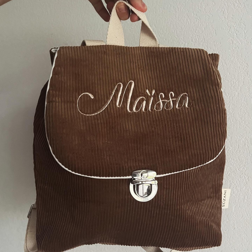 SAC À DOS EN VELOURS – Image 2